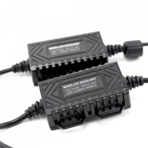 becuri far auto led h3 set 2buc 12 24v 4000lm lumina alba carguard 6