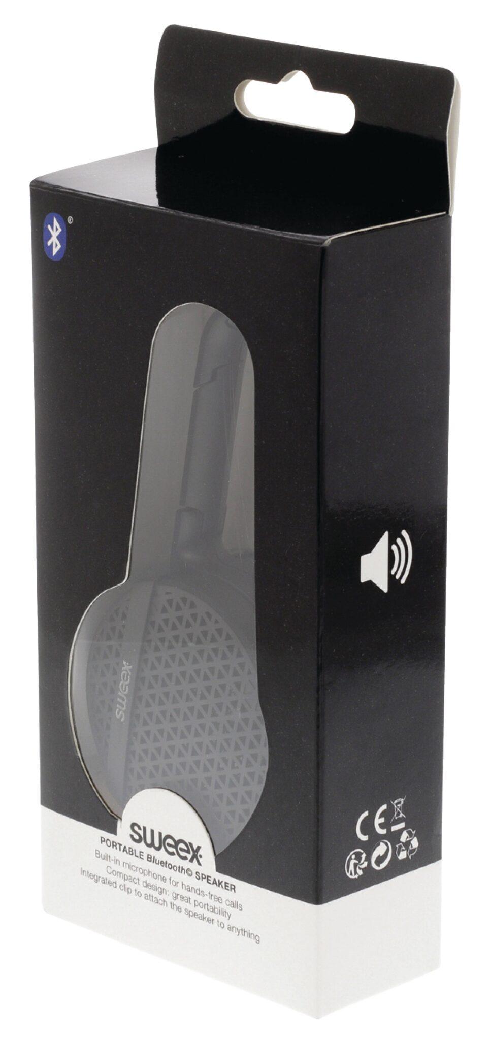 boxa bluetooth portabila cu clip pentru atasare 3w negru sweex 4 scaled