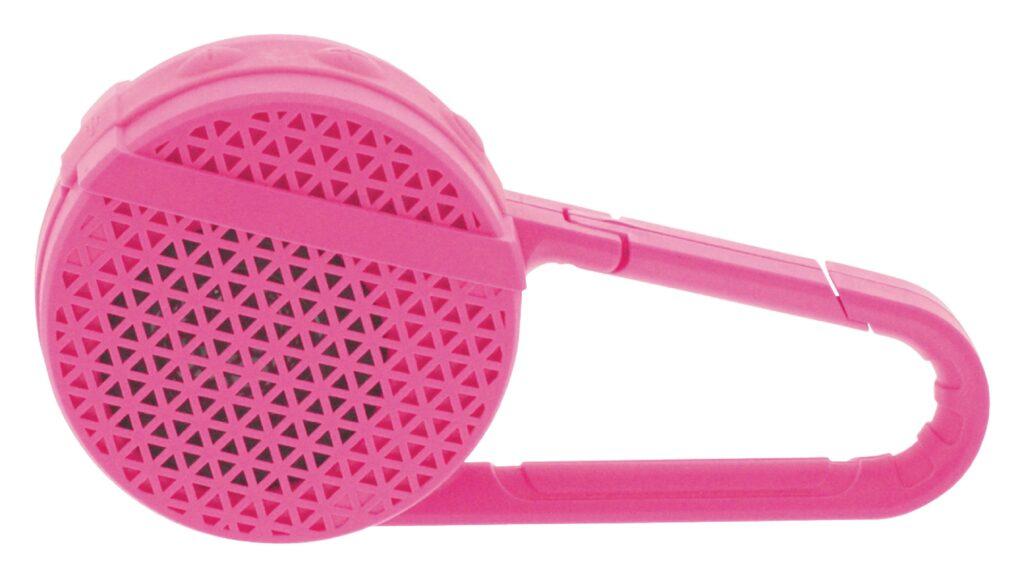 boxa bluetooth portabila cu clip pentru atasare 3w roz sweex 2 scaled