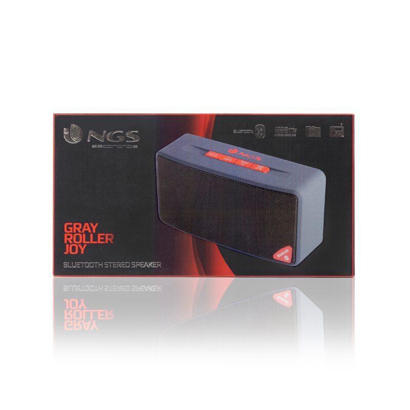 boxa portabila cu bluetooth gri 3w ngs roller joy grey 4