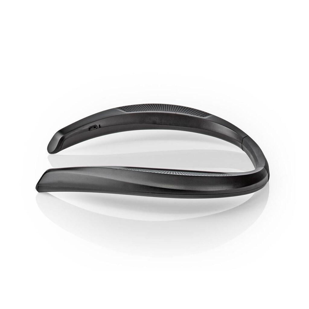 boxa portabila pe gat nedis bluetooth 2x45w redare 6 ore negru 4