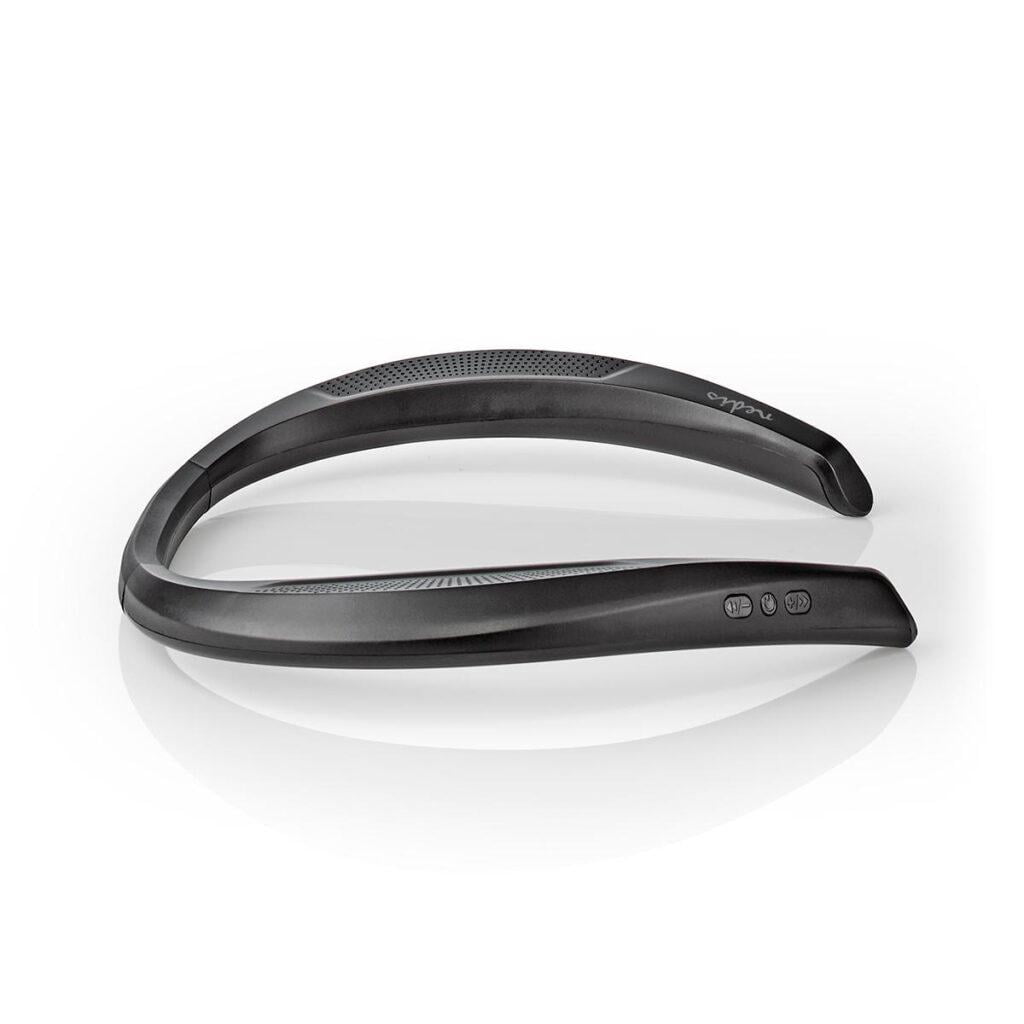 boxa portabila pe gat nedis bluetooth 2x45w redare 6 ore negru 6