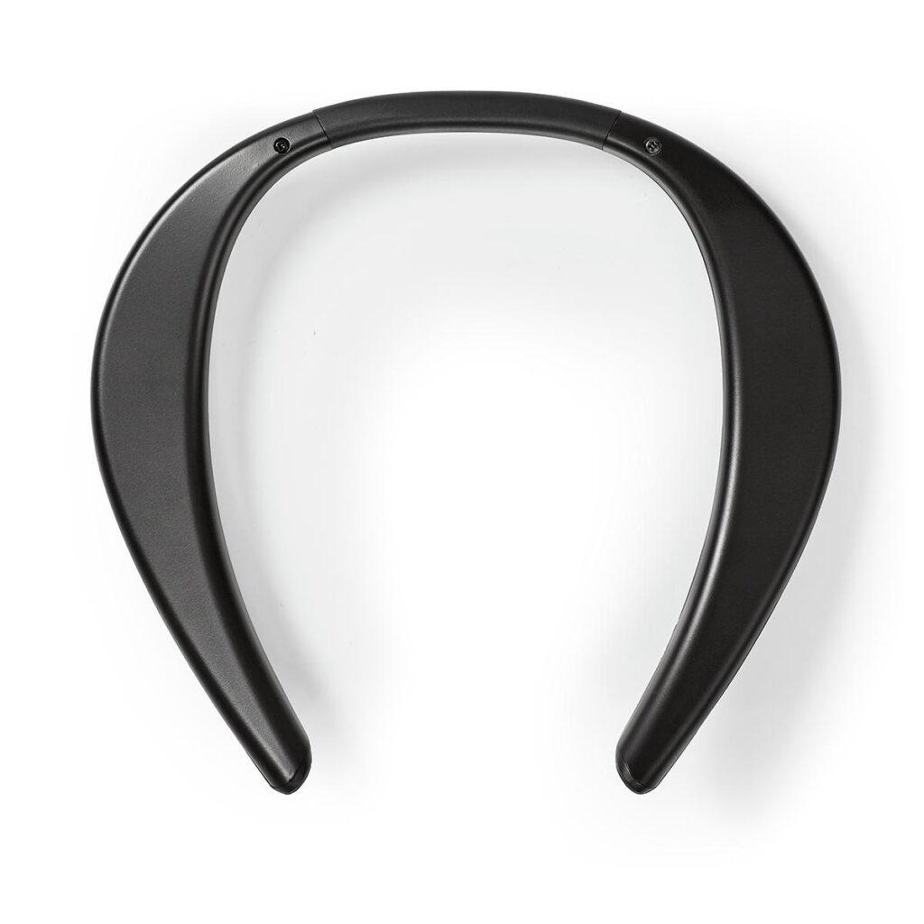 boxa portabila pe gat nedis bluetooth 2x45w redare 6 ore negru 8