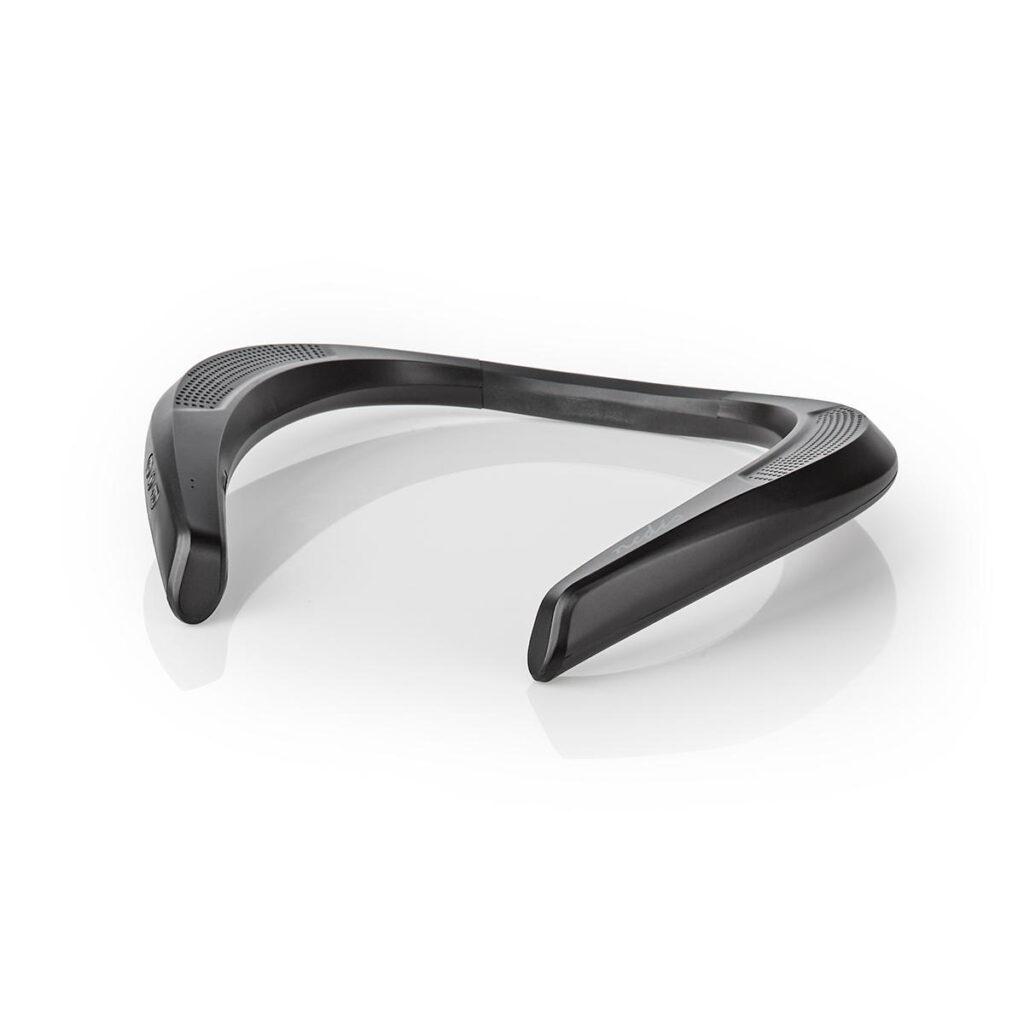boxa portabila pe gat nedis bluetooth 2x45w redare 6 ore negru 9