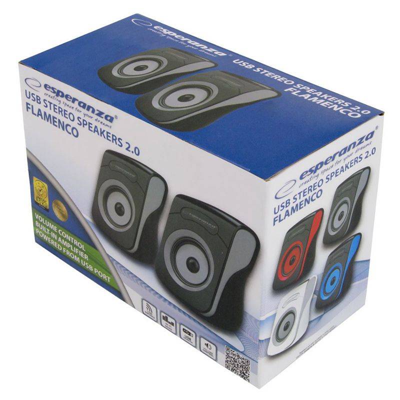 boxe stereo 20 negru gri flamenco esperanza 1