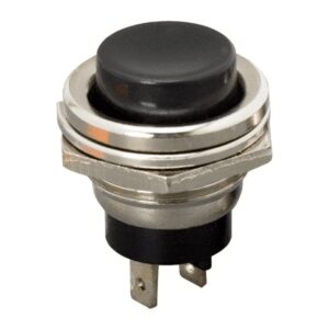 buton 1 circuit 2a 250v off on fara retinere negru 09065fk