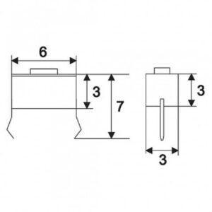 buton microinterupator off on 1 circuit 005a 12vdc fara retinere 09000 1