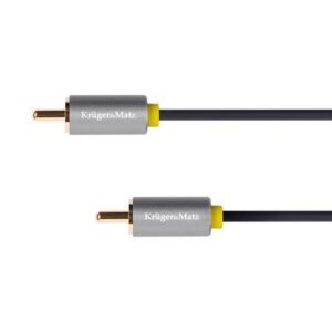 cablu 1x rca 1x rca 1m basic krugermatz km1201