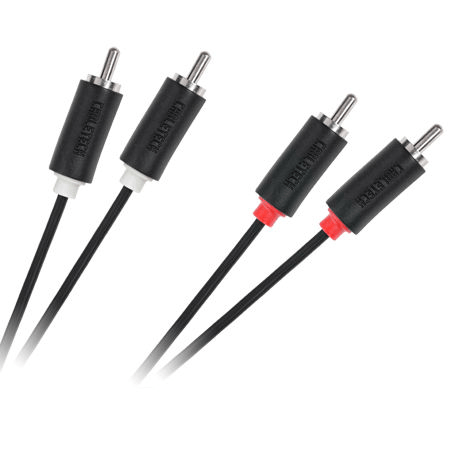 cablu 2x rca 1m cabletech