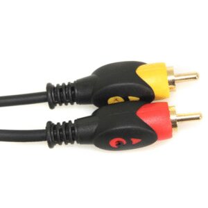 cablu 2x rca 2x rca gold 10m tata tata contacte aurite