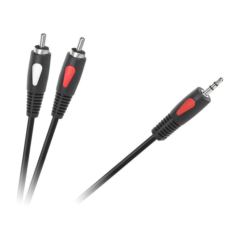 cablu 35 mm tata 2x rca 18m eco line cabletech kpo4004 18