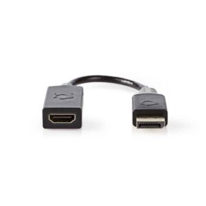 cablu adaptor 4k displayport v12 tata hdmi mama 02m gri nedis