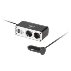 cablu adaptor bricheta la 2 brichete 2 usb pentru 12v 24v monotech