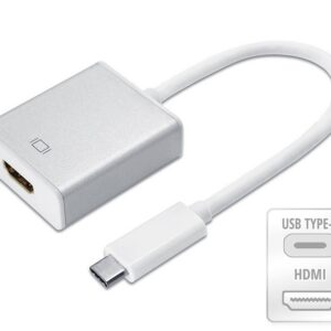cablu adaptor convertor semnal de la usb type c 31 tata la hdmi a mama full hd 1920x1080p