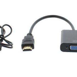 cablu adaptor hdmi la vga mama jack 35 mm stereo audio well 1