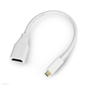 cablu adaptor hdmi mama micro hdmi tata 0235m alb raspberry 789rp 19040302