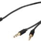 cablu adaptor jack 4 pini 35 mm mama la 2x 35 mm tata 20cm sau 40cm goobay