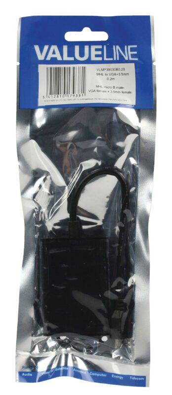 cablu adaptor mhl micro usb 5 pini vga jack 35 mm 02m valueline 2 scaled