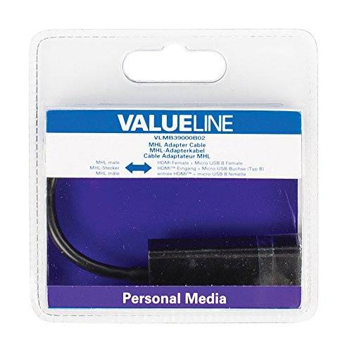 cablu adaptor mhl tata hdmi mama micro usb b mama 02metri negru valueline 3