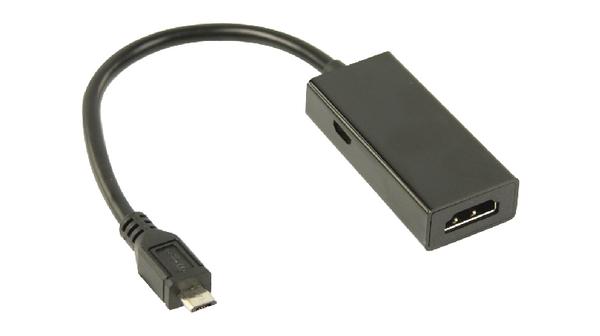 cablu adaptor mhl tata hdmi mama micro usb b mama 02metri negru valueline