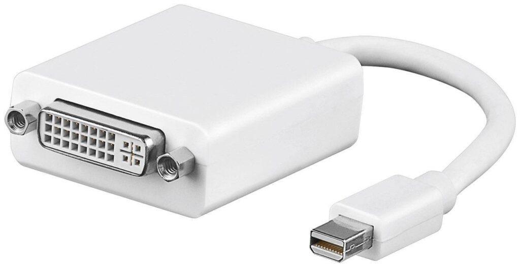 cablu adaptor mini displayport la dvi i 245 pl alb goobay