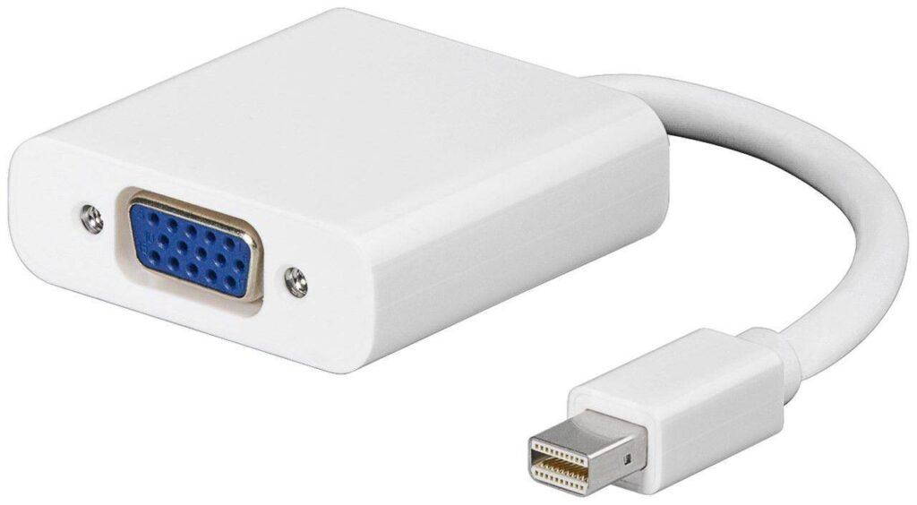 cablu adaptor mini displayport tata la vga mama alb goobay cablu adaptor mini displayport tata la vga mama alb goobay