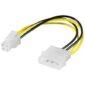 Cablu adaptor molex 5.25 la P4 Pini pentru alimentare PC Goobay