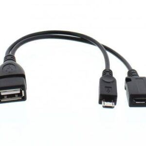 cablu adaptor otg usb mama micro usb tata date alimentare mama well