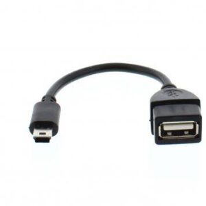 cablu adaptor otg usb mama mini usb tata cablu 8cm well