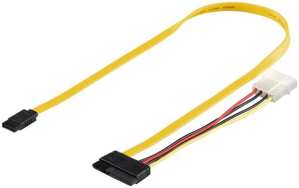 cablu adaptor sata data power la sata si molex 525 goobay