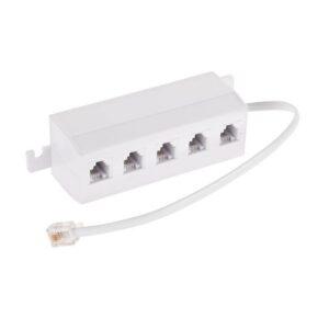 cablu adaptor telefonic rj11 6p4c la 5x6p4c pe fir cabletech