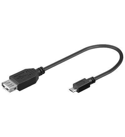 cablu adaptor usb a mama la micro usb tata goobay 1
