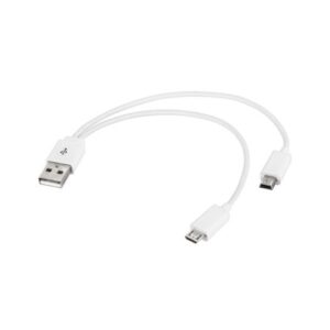 cablu adaptor usb la mini usb si micro usb