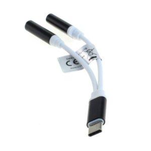 cablu adaptor usb type c 31 tata jack 35 mm stereo mama alimentare usb type c 31 mama 01m otb 1