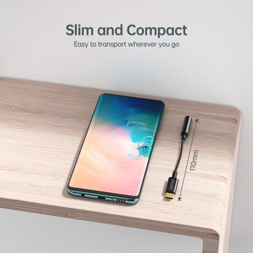 cablu adaptor usb type c jack 35 mm mama casti choetech aux003 4