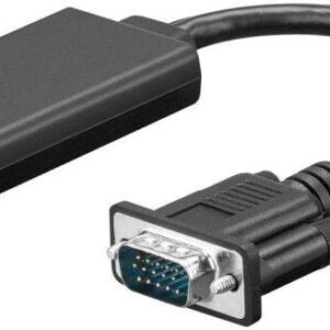 cablu adaptor vga audio usb la hdmi 1920x1080p 01m goobay