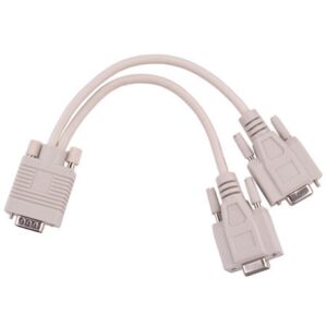 cablu adaptor vga la 2 vga mama cabletech