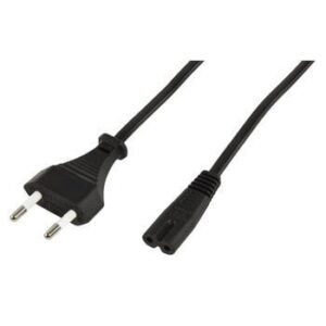 cablu alimentare casetofon well negru 25m