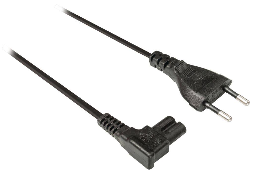 cablu alimentare priza tata euro 2 pini in unghi 3m valueline 1 scaled