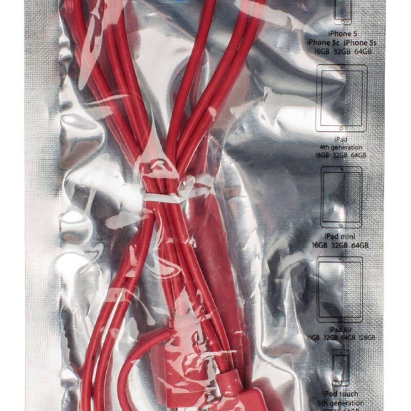 cablu alimentare si sincronizare rosu usb 20 a tata micro b tata cu adaptor lightning 1m cupru valueline 2