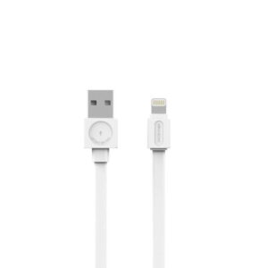 cablu alimentare sincronizare de date usb lightning 15m alb allocacoc