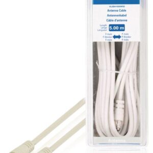 cablu antena alb 5m f tata f tata valueline scaled