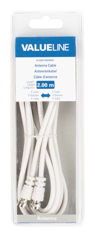 cablu antena f tata f tata 2m alb valueline 3 scaled