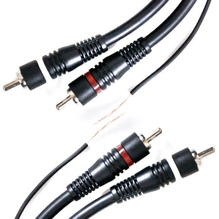 cablu audio 2x rca 5m dublu ecranat cu remote cabletech
