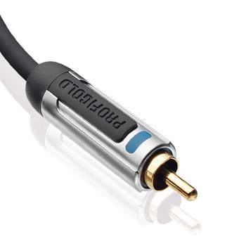 cablu audio de inalta calitate rca tata tata 3m aurit profigold 1