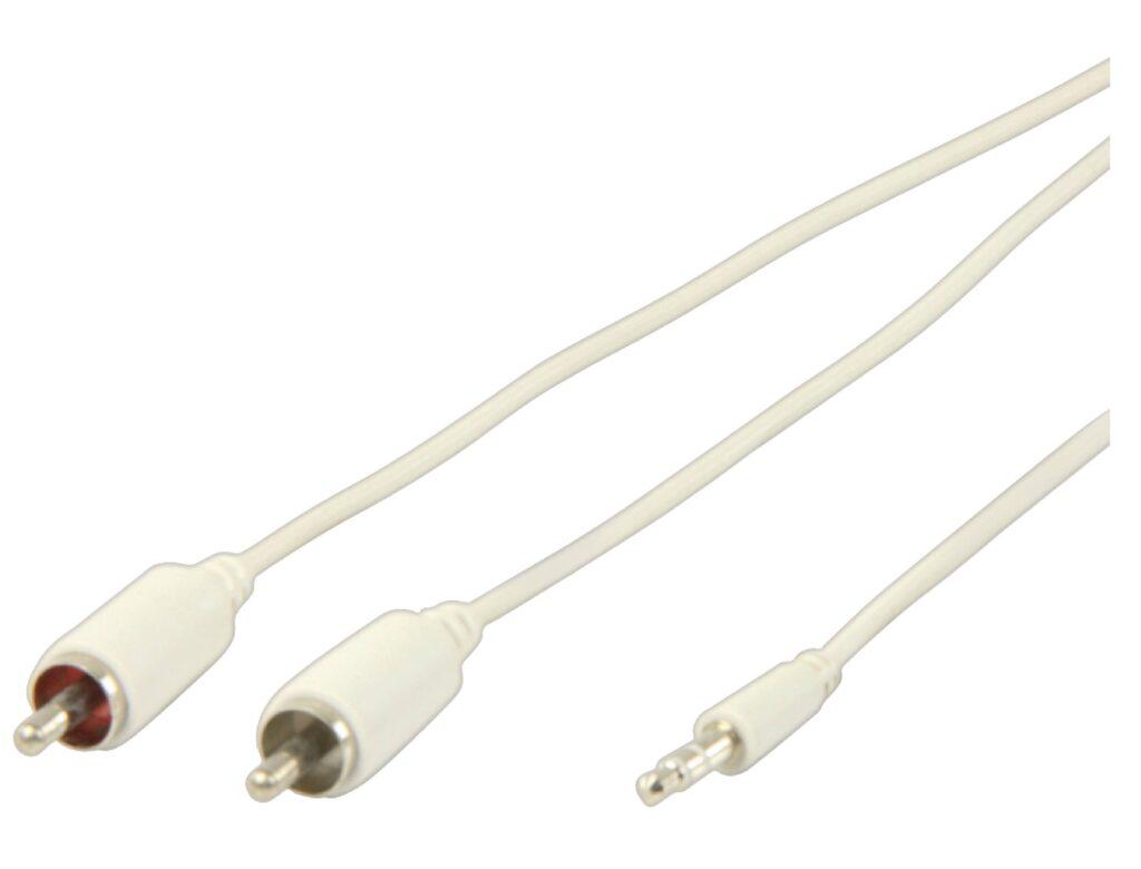 cablu audio jack stereo 35 mm tata 2x rca tata 1m alb valueline 1 scaled