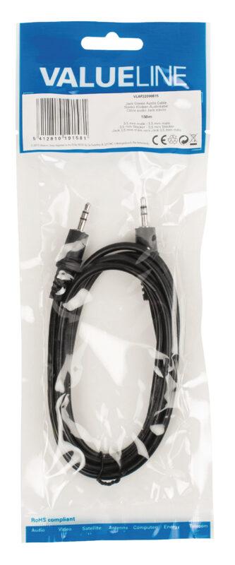 cablu audio jack stereo 35 mm tata jack stereo 35 mm tata 15m valueline 2 scaled