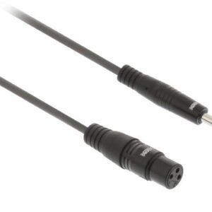 cablu audio mono xlr 3 pini mama jack 635 mm tata 3m gri sweex 1 scaled