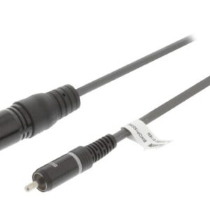 cablu audio mono xlr 3 pini tata rca tata 15m gri sweex scaled