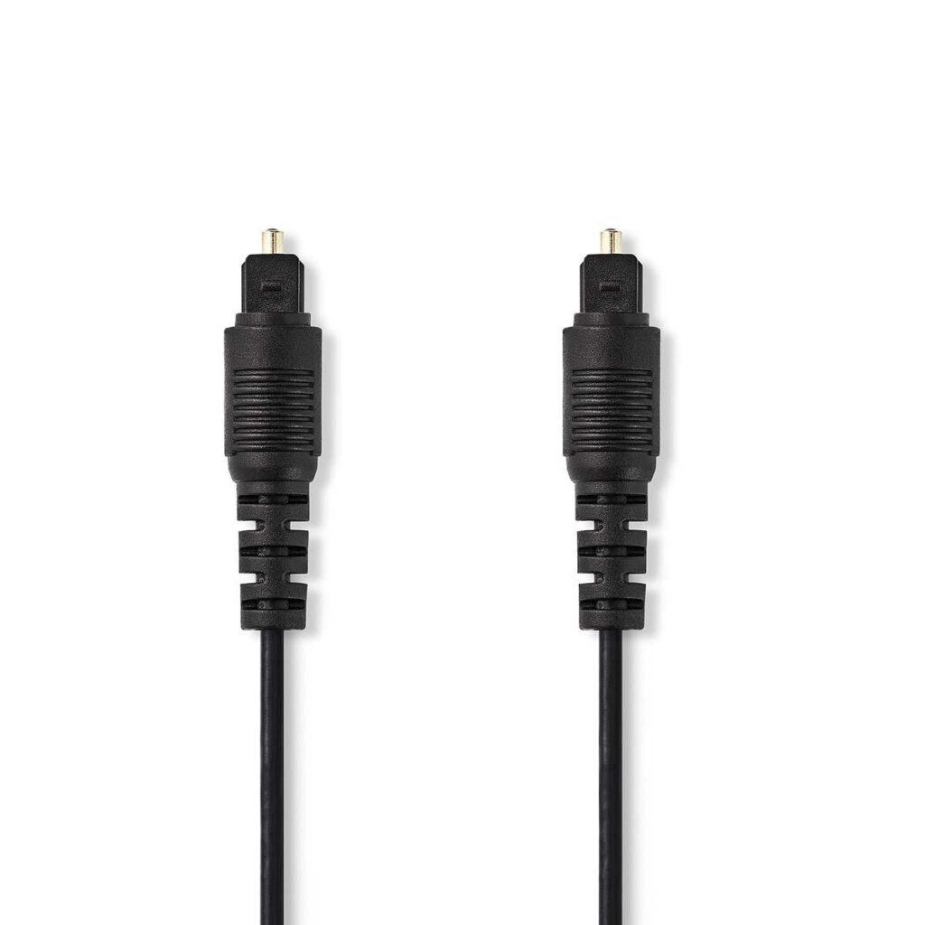 cablu audio optic 1m toslink tata toslink tata 1m negru nedis